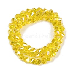 Electroplate Transparent Glass Beads Strands&nbsp;EGLA-B011-02A-AB02