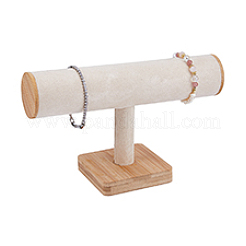 Velvet T Bar Bracelet Display Stands&nbsp;BDIS-WH0003-27