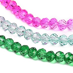Transparent Painted Glass Beads Strands&nbsp;LS-DGLA-A034-T3mm-A03