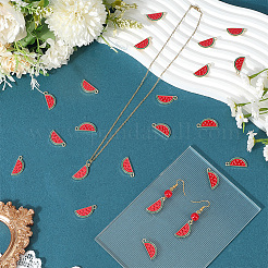 30Pcs Alloy Enamel Pendants&nbsp;FIND-SC0019-95