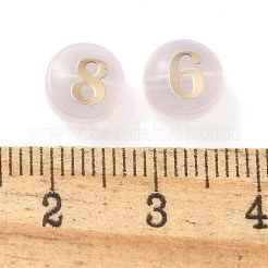 10Pcs Transparency Glass Beads&nbsp;GLAA-Q001-02A