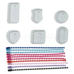 6Pcs 6 Styles DIY Silicone Molds&nbsp;DIY-YW0007-63