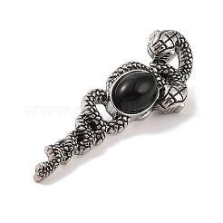 Natural Obsidian Pendants&nbsp;G-A224-03AS-02