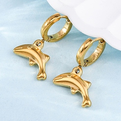 304 Stainless Steel Hoop Earrings&nbsp;LS-EJEW-F357-02G-04