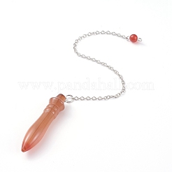Natural Mixed Stone Pointed Dowsing Pendulums&nbsp;G-J386-A