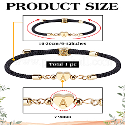 1Pc Adjustable Nylon Cord Bracelets for Women Men&nbsp;BJEW-LP0001-30A