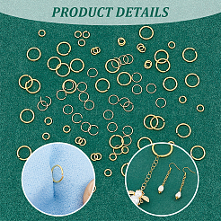 3 Styles 925 Sterling Silver Open Jump Rings&nbsp;STER-UN0001-22A