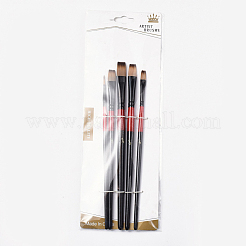 Wooden Paint Brushes Pens Sets&nbsp;AJEW-L074-03