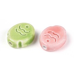 Handmade Porcelain Ceramic Beads&nbsp;PORC-T133-24M
