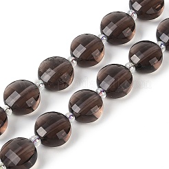 Natural Ice Obsidian Beads Strands&nbsp;G-B094-A08-01