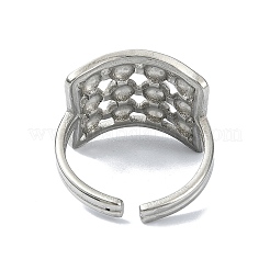 304 Stainless Steel Cuff Rings for Women&nbsp;RJEW-M019-50P