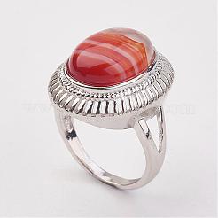 Natural & Synthetic Mixed Stone Finger Rings&nbsp;RJEW-P122-M