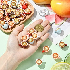 5Pcs 5 Colors Mini Coffee Cup Resin Display Decorations&nbsp;DJEW-CJ0001-09