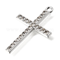 UV Plating Alloy Crystal Rhinestone Pendants&nbsp;RB-CBAD37D-18P