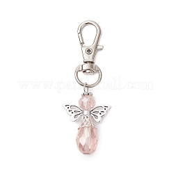 2Pcs Angel Glass Beads Pendant Decoration&nbsp;HJEW-JM02652-02