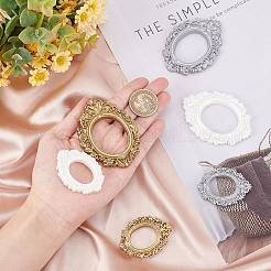 24Pcs 6 Style Resin Picture Frames&nbsp;RESI-CP0001-01