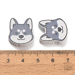 Printed Wood Beads&nbsp;WOOD-D289-01A