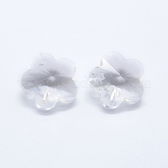 Transparent Glass Pendants&nbsp;GLAA-P037-03-13