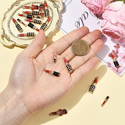 20Pcs 5 Styles Alloy Enamel Pendants&nbsp;ENAM-YW0009-36