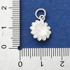 925 Sterling Silver Enamel Daisy Flower Charms&nbsp;STER-M119-01S