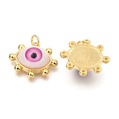 Brass Acrylic Pendants&nbsp;ZIRC-J024-01G-01