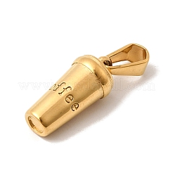 304 Stainless Steel Pendants&nbsp;STAS-D223-01G-02