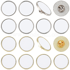 10 Sets Sublimation Blank Brooch Pins&nbsp;FIND-SP0004-08A