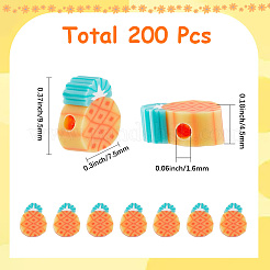 2 Sets Handmade Polymer Clay Beads&nbsp;CLAY-SC0002-40