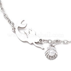 304 Stainless Steel Cable Chains Link Bracelets&nbsp;BJEW-JB11616