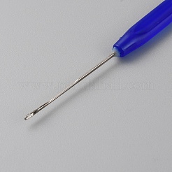 Plastic Crochet Hooks for Hair&nbsp;TOOL-WH0053-30B