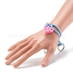 Polyester & Spandex Cord Bracelet Sets&nbsp;BJEW-JB06367-03