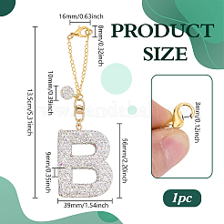 Polymer Clay Rhinestone Beads Penedant Decoration&nbsp;HJEW-PH02048-02