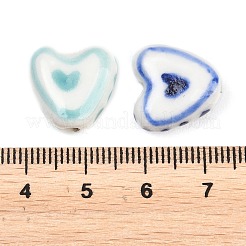 Handmade Famille Rose Porcelain Beads&nbsp;PORC-T136-02M