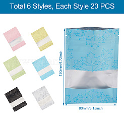 120Pcs 6 Colors Plastic Zip Top Storage Bag&nbsp;OPP-MB0001-01