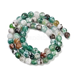 Natural Fire Crackle Agate Beads Strands&nbsp;G-C082-A01-27