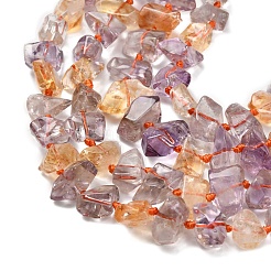 Natural Ametrine Beads Strands&nbsp;G-L634-G01-02