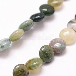 Natural Indian Agate Beads Strands&nbsp;G-N0173-06-8x4.5mm
