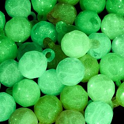 Opaque Luminous Glitter Powder Acrylic Pendants&nbsp;OACR-G052-12C