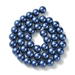 Eco-Friendly Glass Pearl Bead Strands&nbsp;HY-A008-10mm-RB069