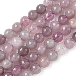 Natural Madagascar Rose Quartz Beads Strands&nbsp;G-Z115-C02-6mm