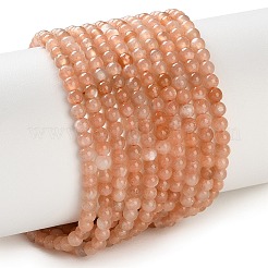 Natural Sunstone Beads Strands&nbsp;G-C284-C02-3mm-02