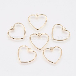 Brass Pendants&nbsp;KK-K230-15G-NF