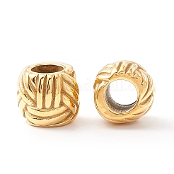 Ion Plating(IP)  304 Stainless Steel European Beads&nbsp;STAS-M298-01G