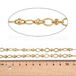 304 Stainless Steel Oval Link Chains&nbsp;CHS-P028-09G