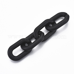 Spray Painted CCB Plastic Linking Rings&nbsp;CCB-R104-12E-01