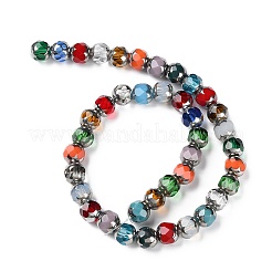 Electroplate Glass Beads Strands&nbsp;GLAA-K061-03