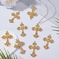 12Pcs Alloy Big Gothic Pendants&nbsp;ALRI-ME0001-01