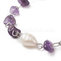 Natural Gemstone Beaded Anklets&nbsp;AJEW-AN00515