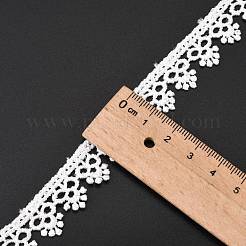 Lace Trim Nylon Ribbon for Jewelry Making&nbsp;ORIB-F001-24