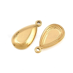 304 Stainless Steel Pendant Cabonchon Settings&nbsp;SA-CBAC381-01G